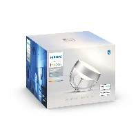 Philips Hue White and colour ambience Iris silver special edition, Smart table lamp, Silver, Bluetooth/Zigbee, LED, Non-changeable bulb(s), White