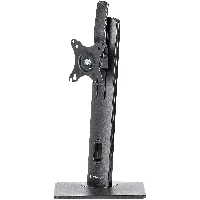 StarTech.com Free Standing Single Monitor Mount, Height Adjustable Monitor Stand, For VESA Mount Displays up to 32 (15lb/7kg), Ergonomic Monitor Stand for Desk, Tilt/Swivel/Rotate, Black - Universal Monitor Stand - Supporto - braccio regolabile - per Mon