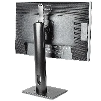 StarTech.com Free Standing Single Monitor Mount, Height Adjustable Monitor Stand, For VESA Mount Displays up to 32 (15lb/7kg), Ergonomic Monitor Stand for Desk, Tilt/Swivel/Rotate, Black - Universal Monitor Stand - Supporto - braccio regolabile - per Mon