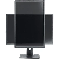 StarTech.com Free Standing Single Monitor Mount, Height Adjustable Monitor Stand, For VESA Mount Displays up to 32 (15lb/7kg), Ergonomic Monitor Stand for Desk, Tilt/Swivel/Rotate, Black - Universal Monitor Stand - Supporto - braccio regolabile - per Mon
