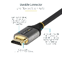 StarTech.com 12ft (4m) HDMI 2.1 Cable, Certified Ultra High Speed HDMI Cable 48Gbps, 8K 60Hz/4K 120Hz HDR10+ eARC, Ultra HD 8K HDMI Cable/Cord w/TPE Jacket, For UHD Monitor/TV/Display - Dolby Vision/Atmos, DTS-HD (HDMM21V4M) - Ultra High Speed - cavo HDMI