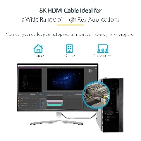 StarTech.com 12ft (4m) HDMI 2.1 Cable, Certified Ultra High Speed HDMI Cable 48Gbps, 8K 60Hz/4K 120Hz HDR10+ eARC, Ultra HD 8K HDMI Cable/Cord w/TPE Jacket, For UHD Monitor/TV/Display - Dolby Vision/Atmos, DTS-HD (HDMM21V4M) - Ultra High Speed - cavo HDMI