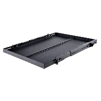 StarTech.com 1U 4-Post Adjustable Server Rack Mount Shelf - 330lbs(150 kg) - 19.5 to 38in Adjustable Mounting Depth Universal Tray for 19