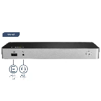 StarTech.com USB C Dock - Dual Monitor HDMI & DisplayPort 4K 30Hz - USB Type-C Laptop Docking Station 60W Power Delivery, SD, 4-port USB-A 3.0 Hub, GbE, Audio - Thunderbolt 3 Compatible, Wired, USB 3.2 Gen 1 (3.1 Gen 1) Type-C, 60 W, 3.5 mm, 10,100,1000 Mbit/s, IEEE 802.3, IEEE 802.3ab, IEEE 802.3u