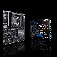 ASUS WS X299 SAGE/10G, Intel, LGA 2066 (Socket R4), LGA 2066, DDR4-SDRAM, 512 GB, Quad-channel