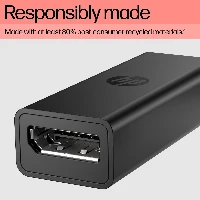 HP USB-C to DisplayPort Adapter G2, 0.12 m, DisplayPort, USB Type-C, Female, Male, 7680 x 4320 pixels