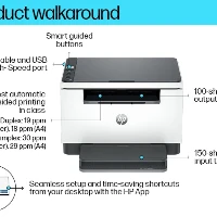 HP LaserJet MFP M234d Printer, Laser, Mono printing, 600 x 600 DPI, A4, Direct printing, Grey