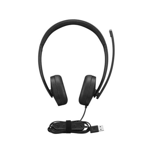 Lenovo 4XD1P83425, Wired, Calls/Music, 20 - 20000 Hz, 140 g, Headset, Black