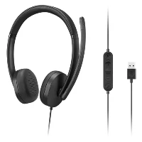 Lenovo 4XD1P83425, Wired, Calls/Music, 20 - 20000 Hz, 140 g, Headset, Black