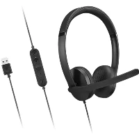 Lenovo 4XD1P83425, Wired, Calls/Music, 20 - 20000 Hz, 140 g, Headset, Black