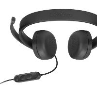Lenovo 4XD1P83425, Wired, Calls/Music, 20 - 20000 Hz, 140 g, Headset, Black