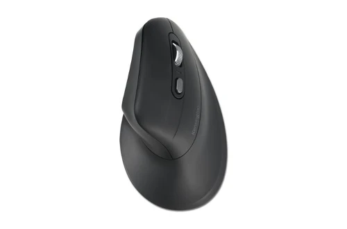 Kensington Pro Fit Ergo MY630 EQ, Right-hand, Vertical design, RF Wireless + Bluetooth + USB Type-A, 2400 DPI, Black
