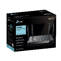 TP-Link Archer BE3600, Wi-Fi 7 (802.11be), Dual-band (2.4 GHz / 5 GHz), Ethernet LAN, Black, Tabletop router