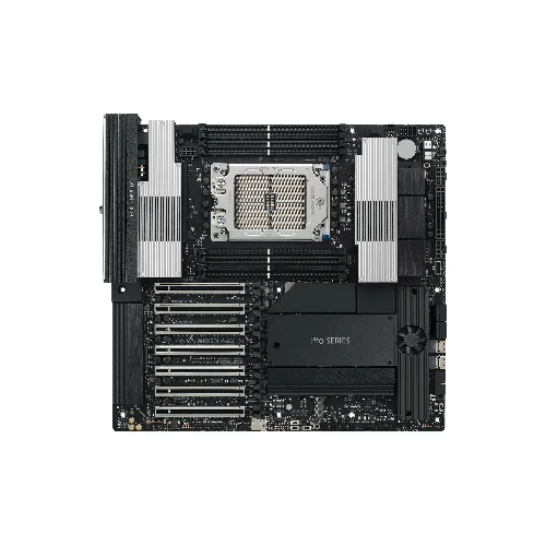 ASUS PRO WS WRX90E-SAGE SE, AMD, Socket sTR5, DDR5-SDRAM, DIMM, Octa-channel, M.2, SATA III, SlimSAS