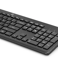 HP 235 Wireless Mouse and Keyboard Combo, Full-size (100%), Wireless, RF Wireless, Membrane, Black, Mouse included