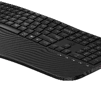 HP 685 Comfort Dual-Mode Keyboard and Mouse Combo, Full-size (100%), Wireless, RF Wireless + Bluetooth, Black, Mouse included