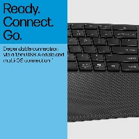 HP 485 Comfort Wired Keyboard, Full-size (100%), Wired, USB, Membrane, Black