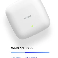 D-Link AX3000 Wi-Fi 6 Dual Band PoE Access Point, 2.4 GHz, 5 GHz, SNMP, SNMPv2, SNMPv3, WEP, WPA, WPA2, WPA3, 10,100,1000,2500 Mbit/s