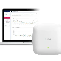 D-Link AX3000 Wi-Fi 6 Dual Band PoE Access Point, 2.4 GHz, 5 GHz, SNMP, SNMPv2, SNMPv3, WEP, WPA, WPA2, WPA3, 10,100,1000,2500 Mbit/s