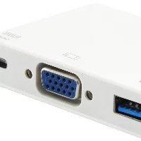 ADATTATORE USB C - VGA - USB A - PD