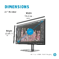 1B9X2AT HP Z27UG3 QHD USB-C MONITOR