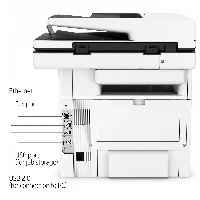 1PV65A LJ PRO MFP M528F PRINTER