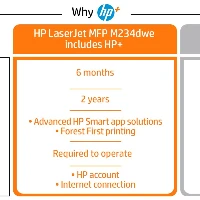 6GW99E HP LASERJET MFP M234DWE
