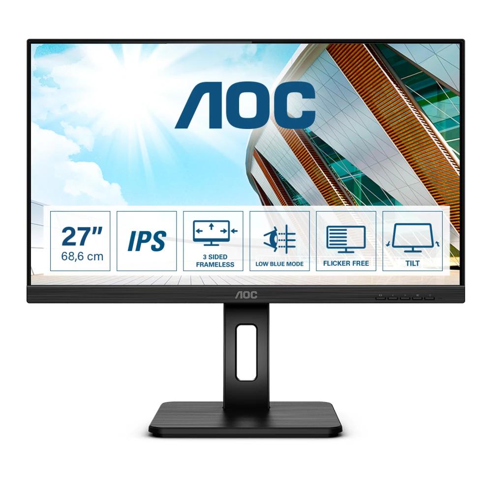 Moniteur Pc Gamer 27 Pouces 100Hz,Ips,Ecran Pc Fhd 1080P Avec Haut
