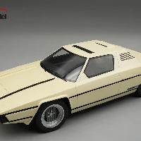 Ferrari 308 GT Bertone Rainbow 1976 metallic white