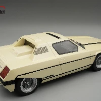  Ferrari 308 GT Bertone Rainbow 1976 metallic white