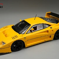 Ferrari F40 LM 1996 Press version Modena Yellow with Black 5 Spoke Rims