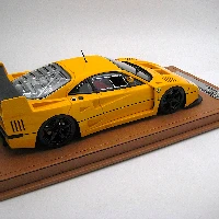 Ferrari F40 LM 1996 Press version Modena Yellow with Black 5 Spoke Rims