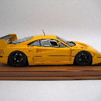Ferrari F40 LM 1996 Press version Modena Yellow with Black 5 Spoke Rims