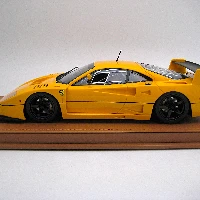 Ferrari F40 LM 1996 Press version Modena Yellow with Black 5 Spoke Rims