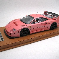 Ferrari F40 LM 1996 Press Version Metallic Pink Colour with 5 Spoke black wheels