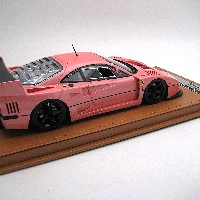 Ferrari F40 LM 1996 Press Version Metallic Pink Colour with 5 Spoke black wheels