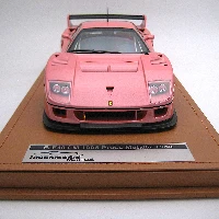 Ferrari F40 LM 1996 Press Version Metallic Pink Colour with 5 Spoke black wheels