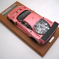 Ferrari F40 LM 1996 Press Version Metallic Pink Colour with 5 Spoke black wheels