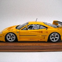 Ferrari F40 LM 1996 Press version Modena Yello with 5 Spoke Silver Rims