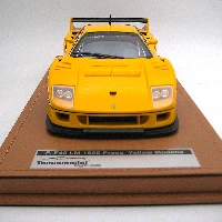 Ferrari F40 LM 1996 Press version Modena Yello with 5 Spoke Silver Rims
