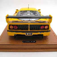 Ferrari F40 LM 1996 Press version Modena Yello with 5 Spoke Silver Rims