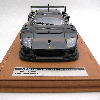 Ferrari F40 LM 1996 Gloss Black Version with Enkei Silver Rims