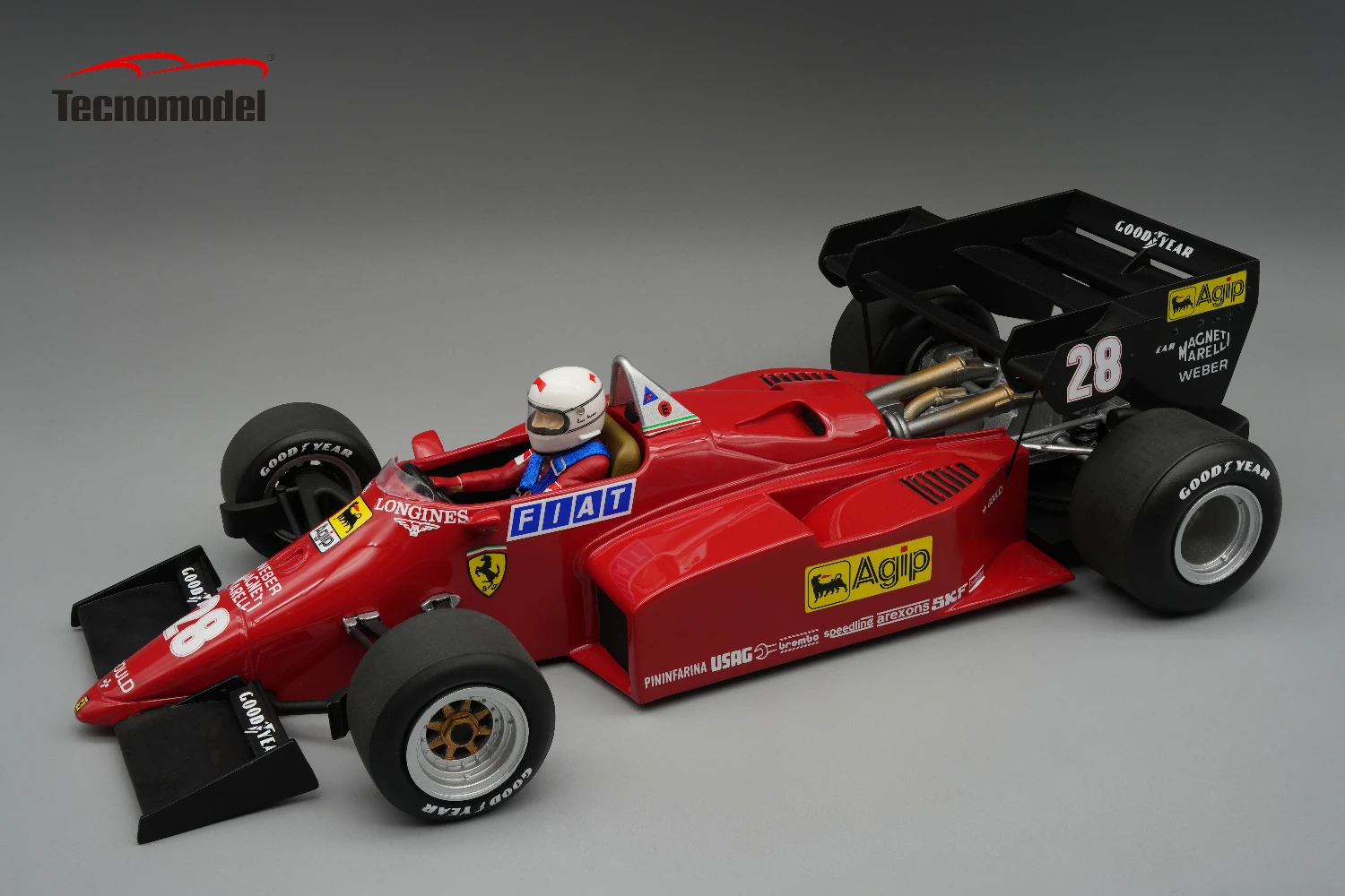  Ferrari 126 C4-M2 1984 European Gp Driver R. Arnoux car #28