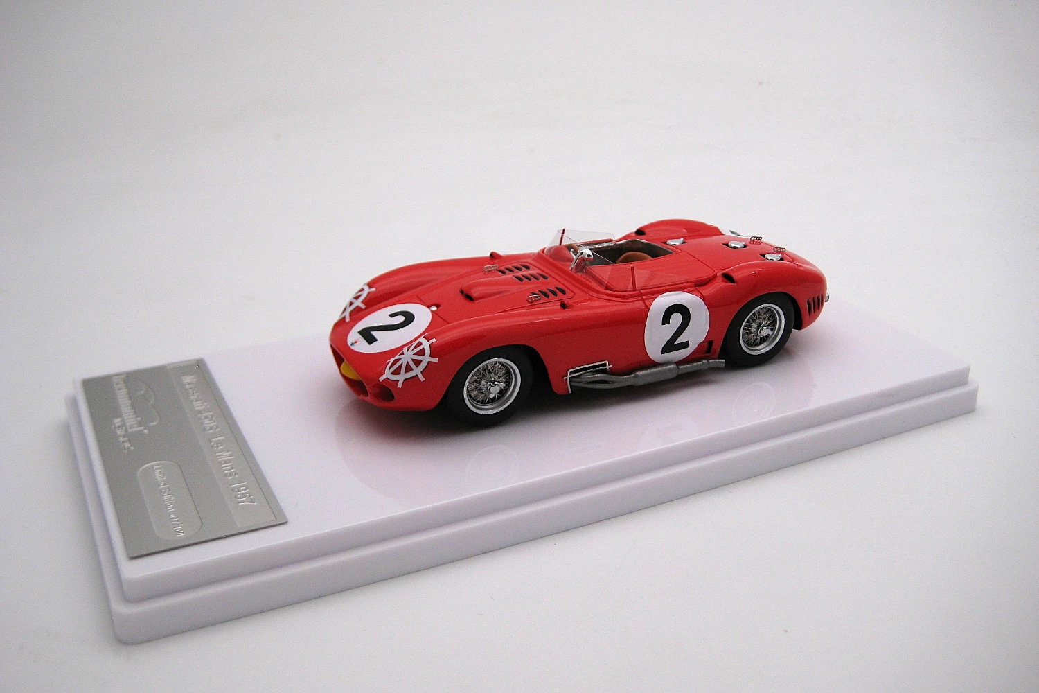 TM43-39A Maserati 450S 1957 car #2 Le Mans Driver: Behra / Simon limited edition 100 pcs 1/43 scale