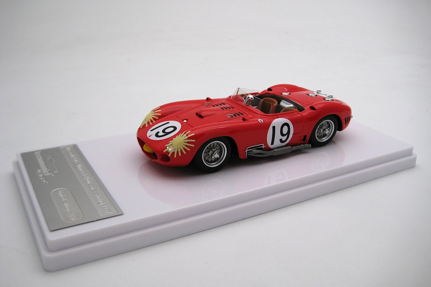 TM43-39C Maserati 450S 1957 car #19 Winner 12Hours of Seabring Driver: Behra/Fangio