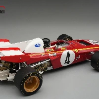 Ferrari 312 B2 F1 1971 Monaco GP Driver Jacky Ickx Car 4 THIS MODEL CAMES WITH THE SHOWCASE INCLUDED