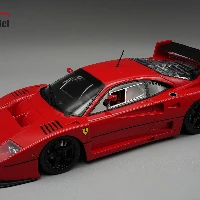 Ferrari F40 LM 1996 Press Red with Black wheels THIS MODEL CAMES WITH THE SHOWCASE INCLUDED