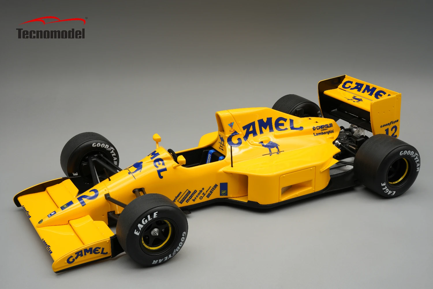 Lotus 102 1990 Lamborghini Engine Japanese GP Driver: J Herbert THIS MODEL CAMES WITH THE SHOWCASE INCLUDED
