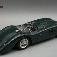 Jaguar C-Type Longtail Le Mans 24h 1952 Press British Racing Green