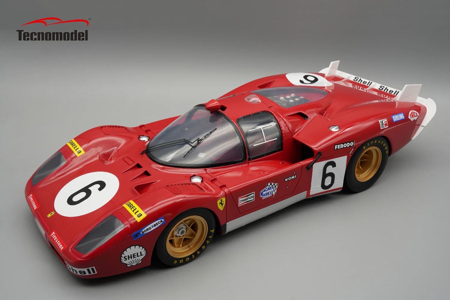 TM12-02B Ferrari 512S Long Tail SEFAC #6 24h LeMans 1970 Drivers: Vaccarella, Giunti